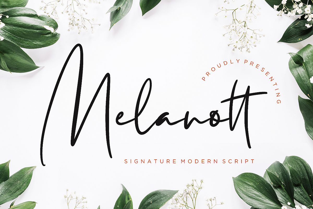 Melanott Modern Signature example image 1