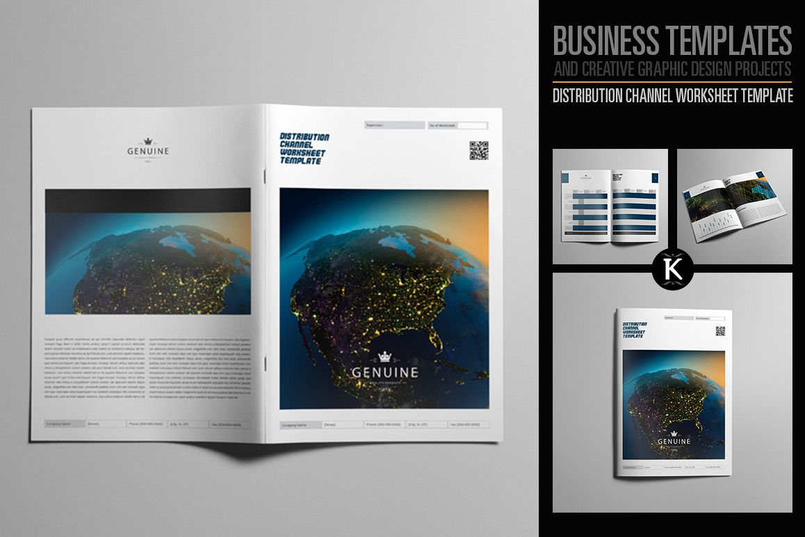 Distribution Channel Worksheet Template example image 1
