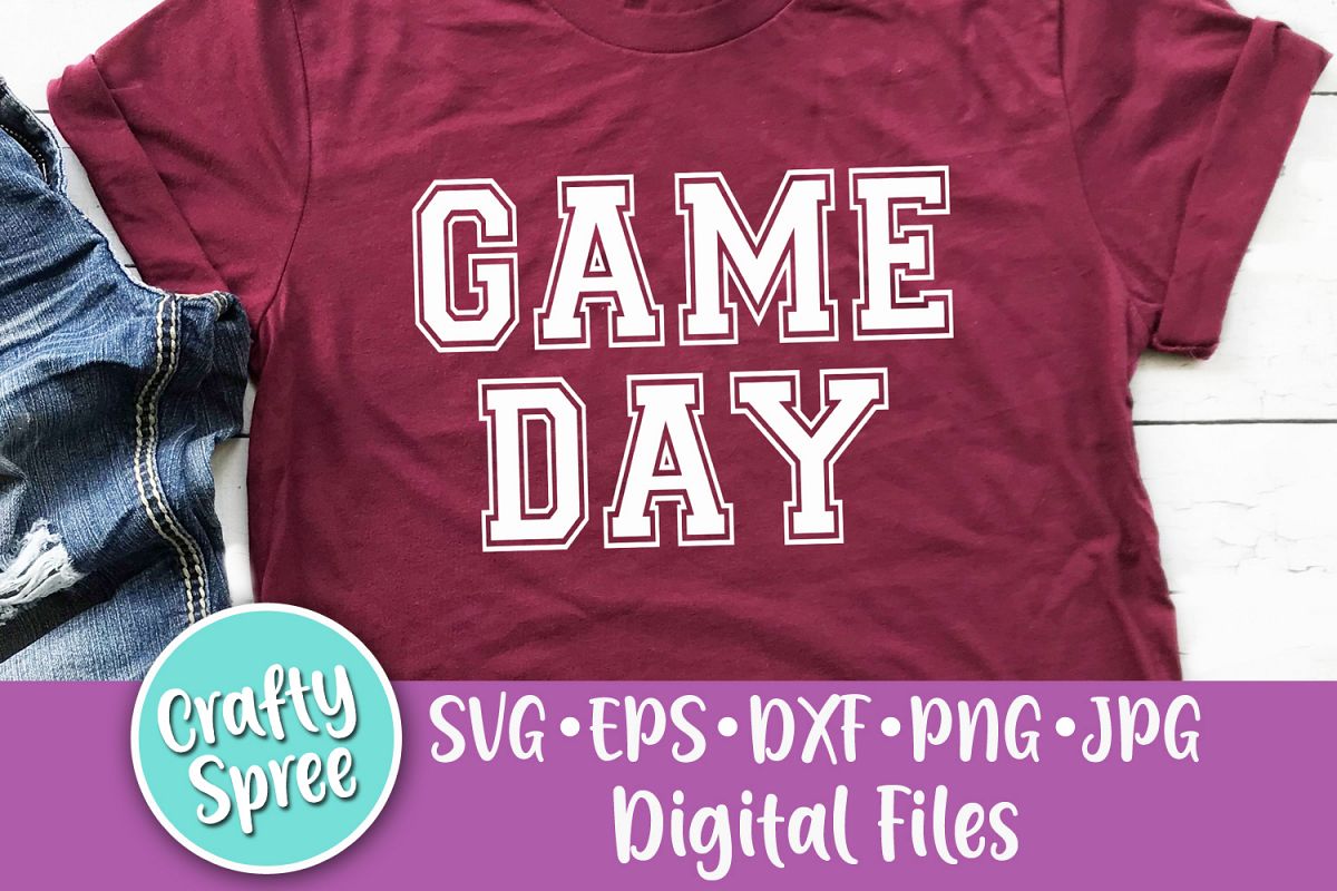 Game Day SVG PNG DXF Cut File example image 1