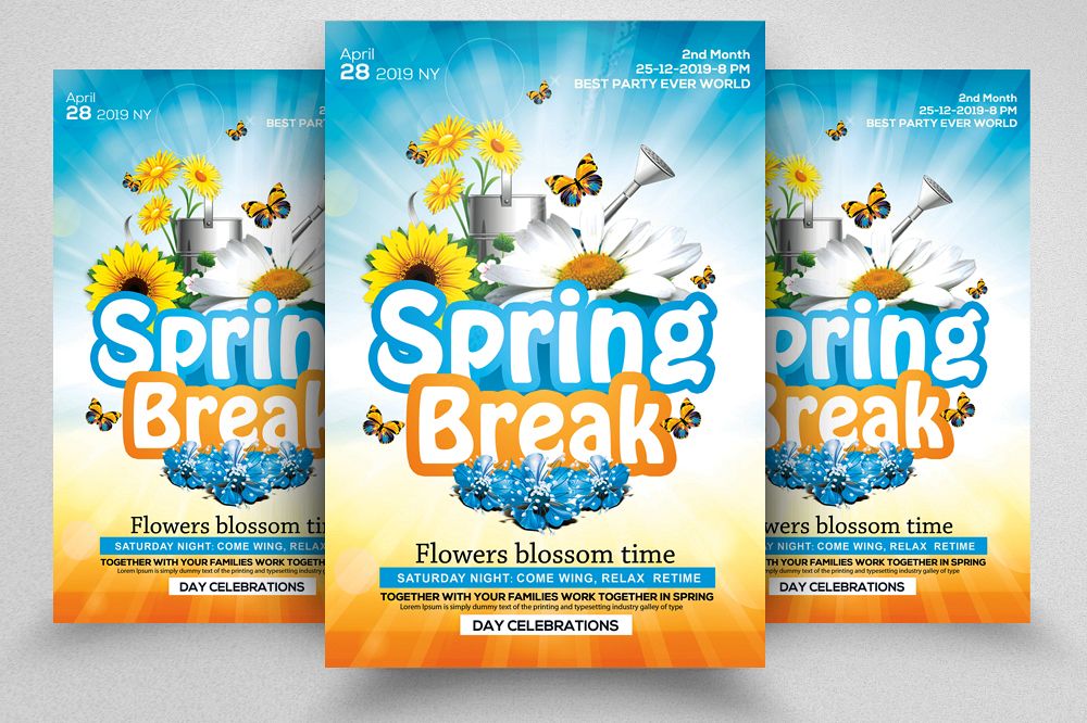 Spring Festival Flyer Template example image 1
