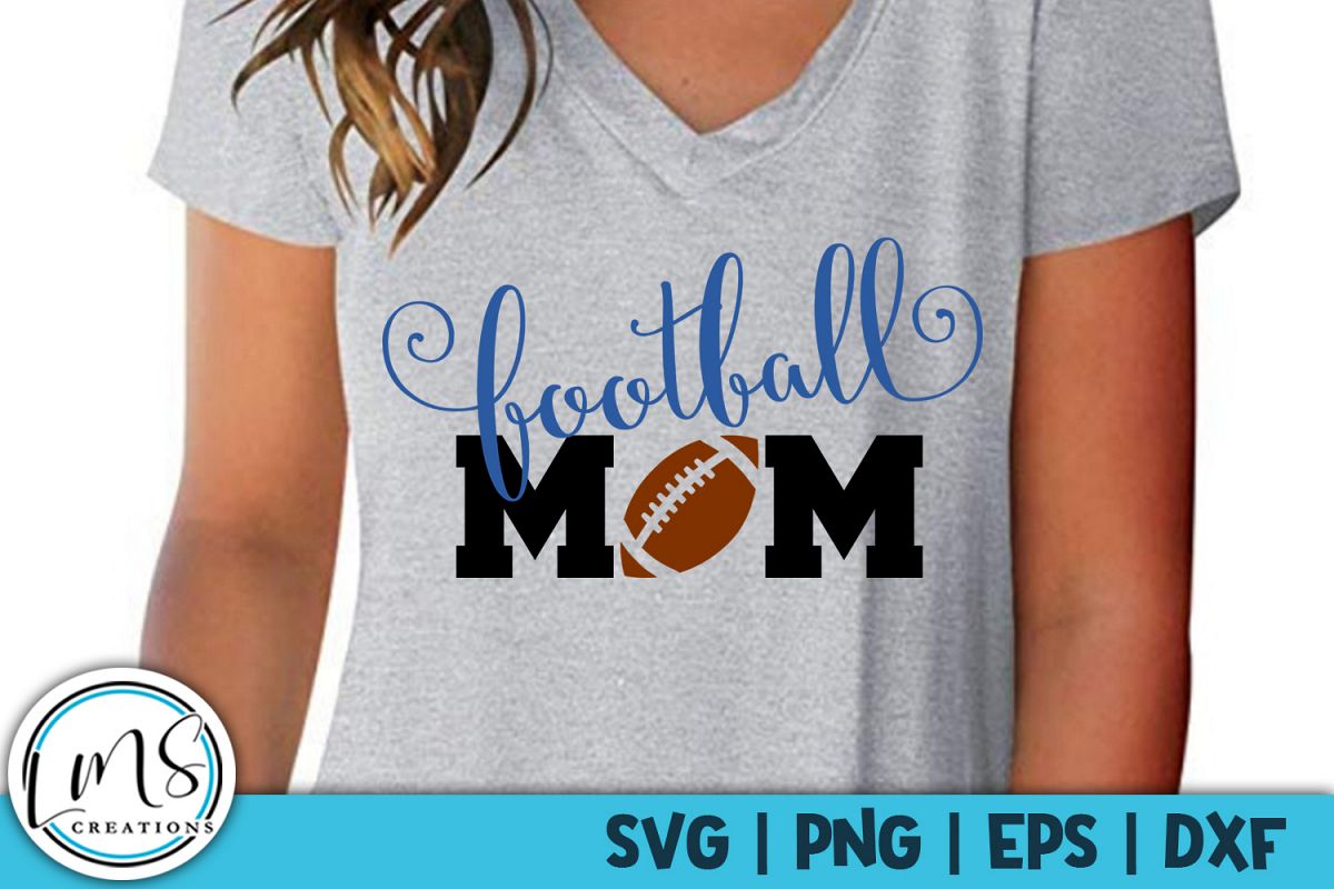 Football Mom SVG, PNG, EPS, DXF example image 1