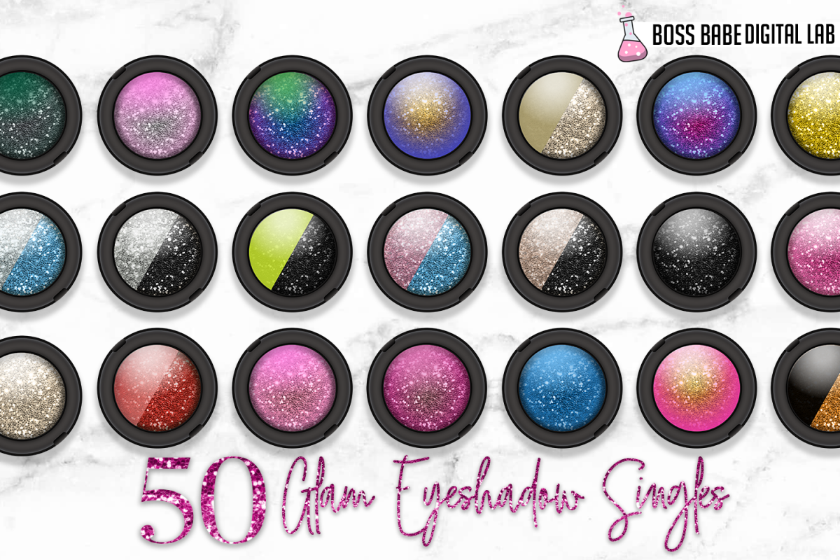 50 Glam Eye Shadow Clipart example image 1