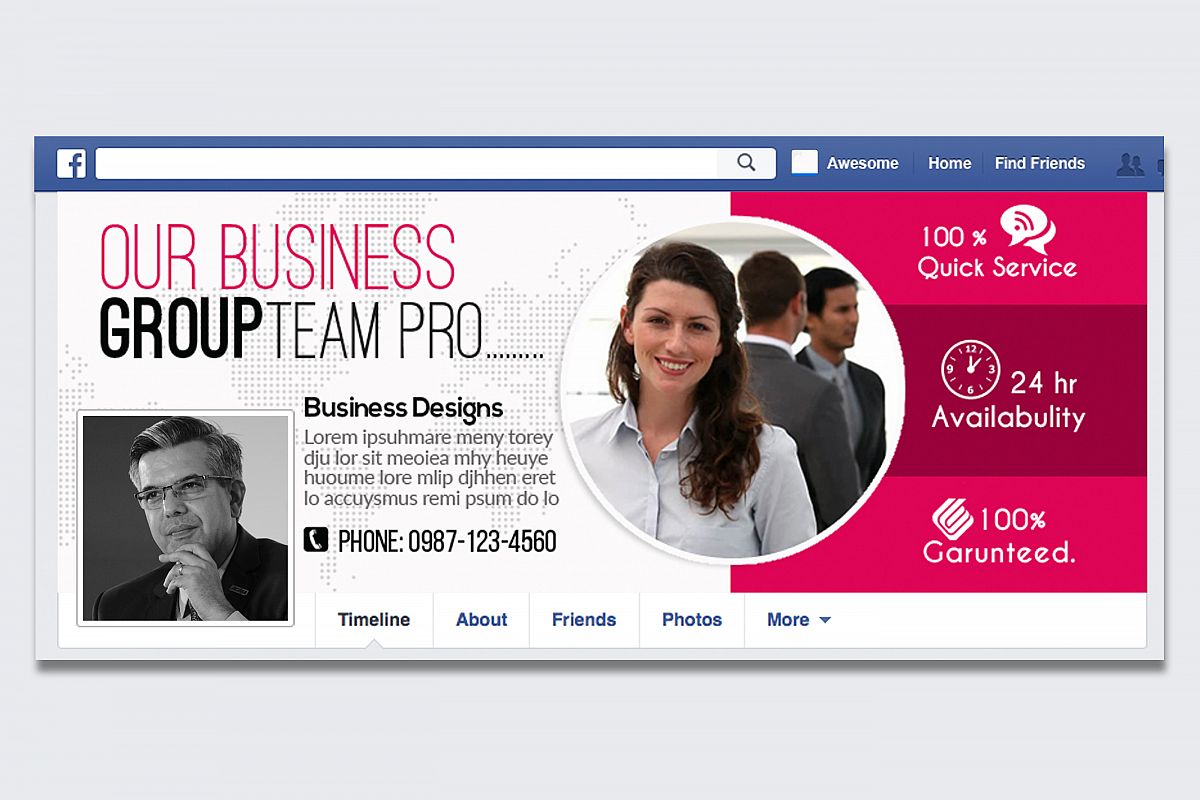 Business Facebook Timeline Cover example image 1