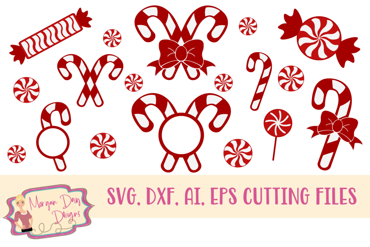 Peppermint Collection SVG, DXF, AI, EPS