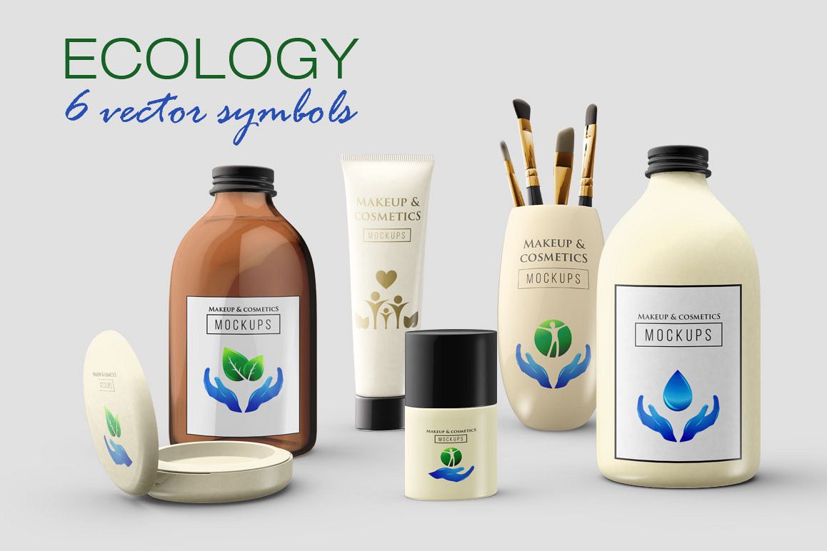 6 Ecology symbols, logos example image 1