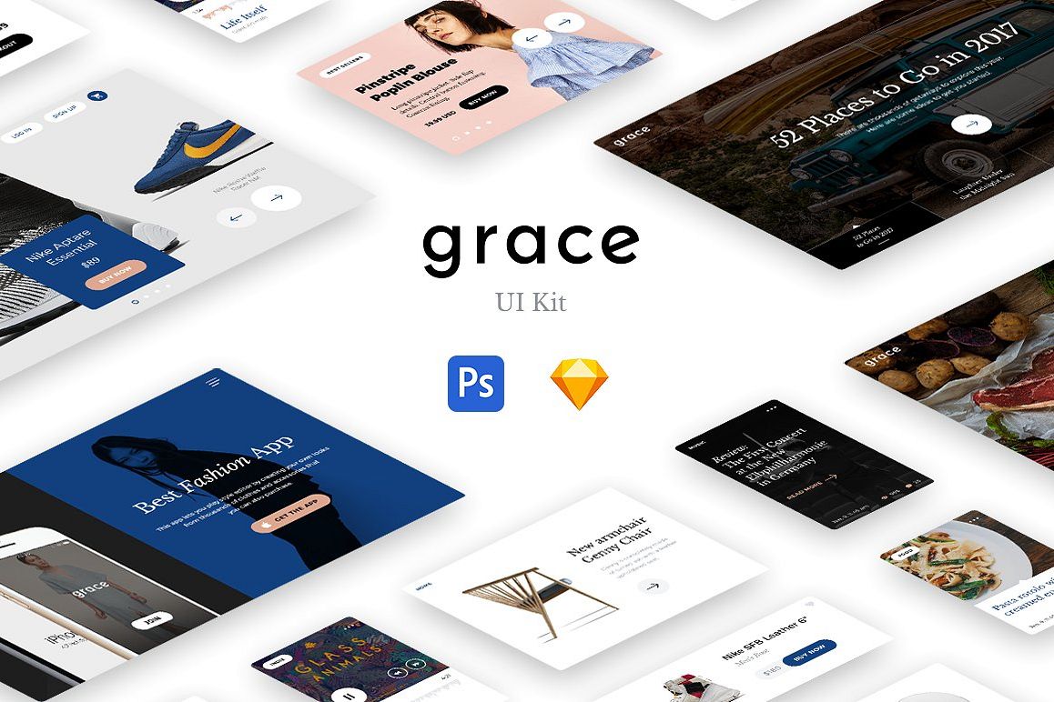 Grace UI Kit example image 1