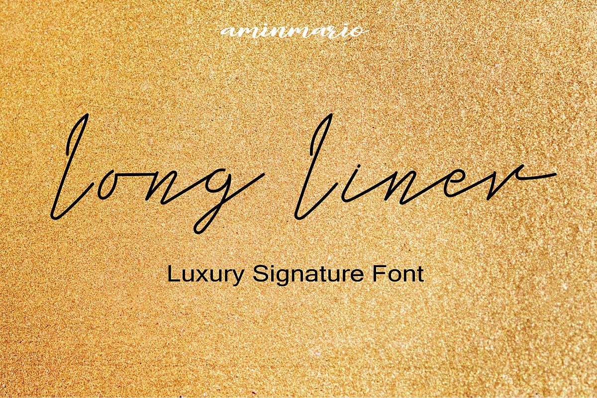Long Liner | Luxury Signature example image 1
