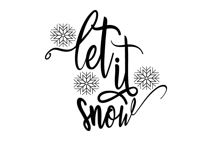 Let it Snow Instant Download Believe Christmas SVG ...