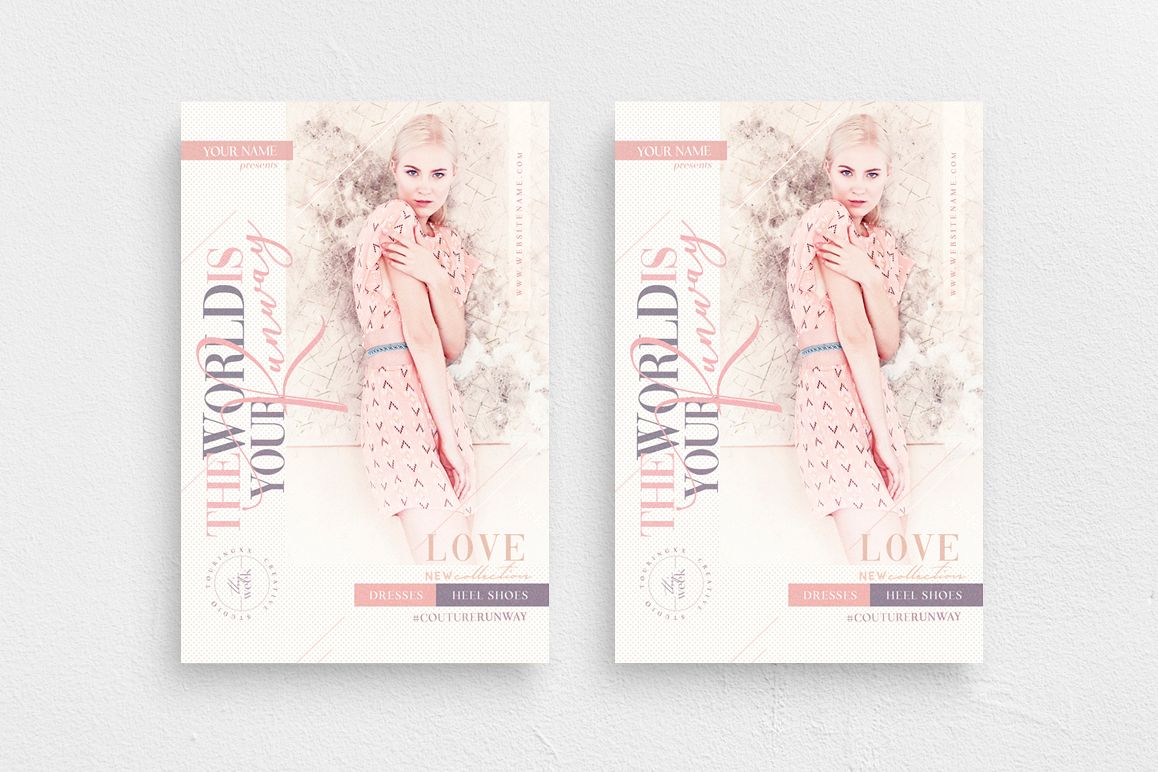 The World Is Your Runway Flyer Template example image 1