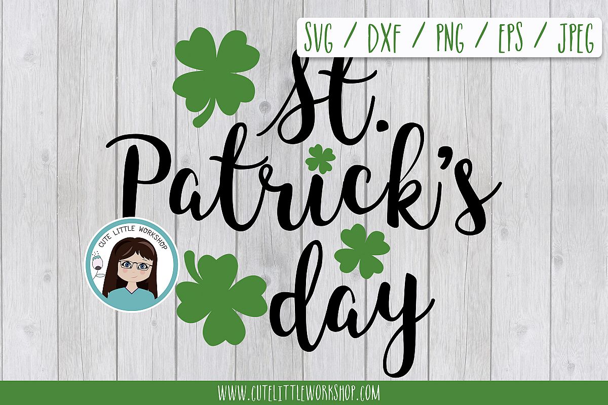 St. patricks's day SVG DXF PNG JPEG EPS example image 1