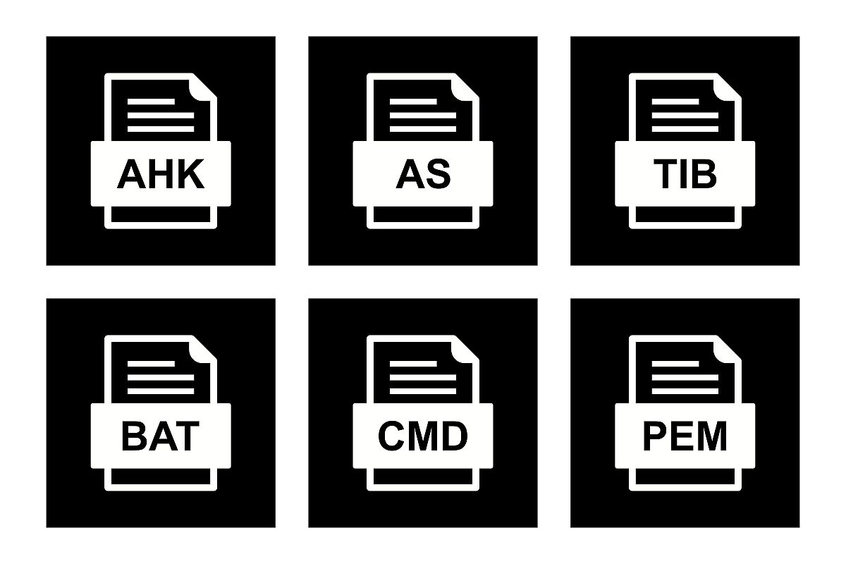 Set Of File Formats Icons example image 1