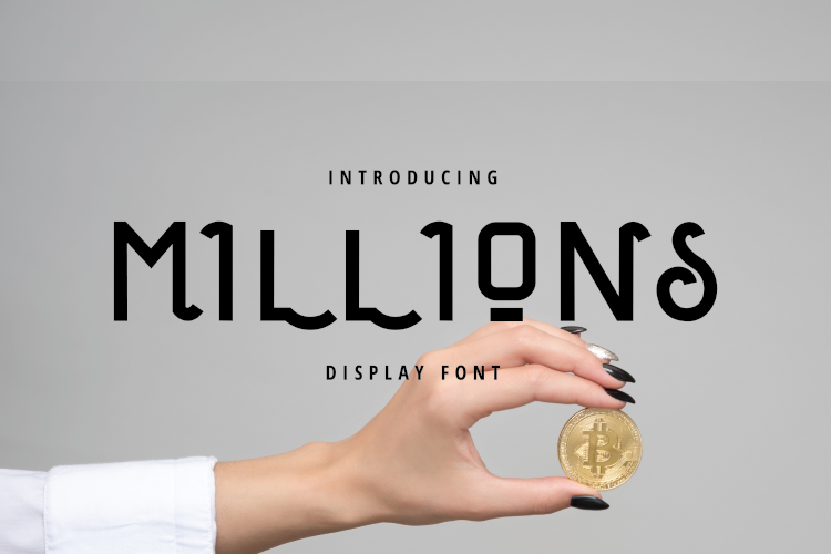 Millions Display Font example image 1