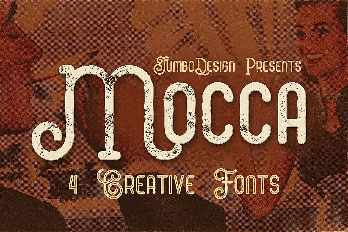 Mocca - Vintage Style Font example image 1