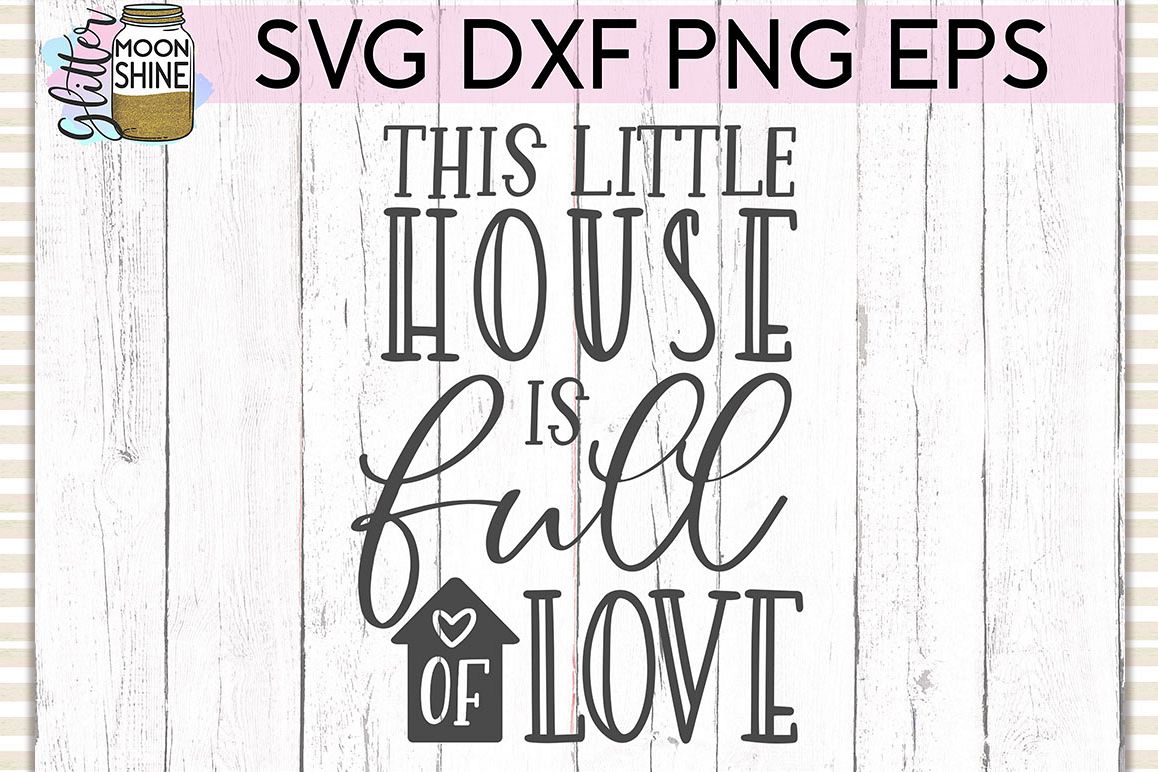 This Little House SVG DXF PNG EPS Cutting Files example image 1