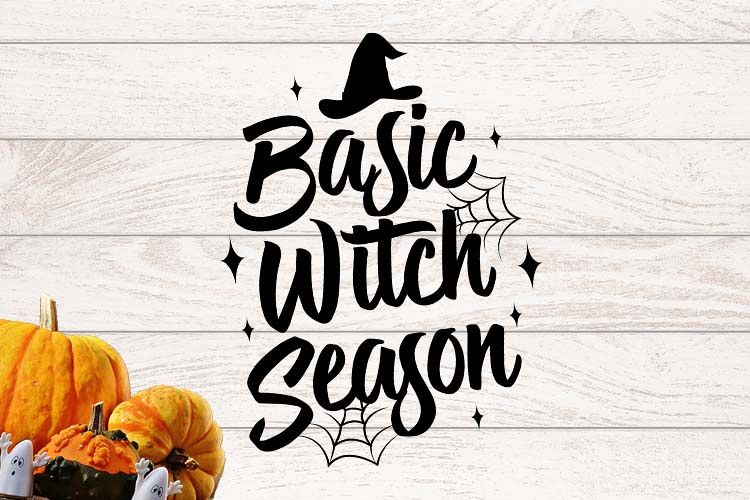 Basic Witch Season Halloween SVG example image 1