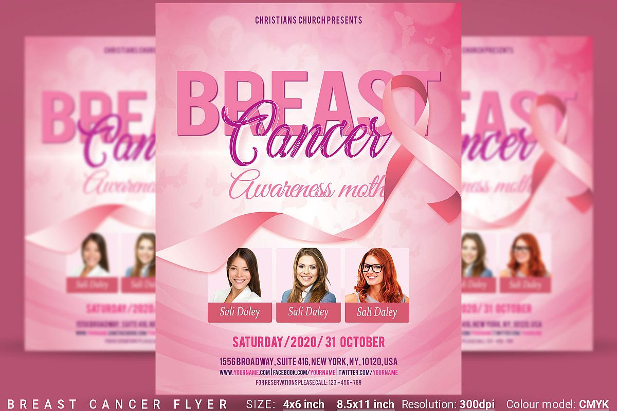 Breast Cancer Flyer example image 1