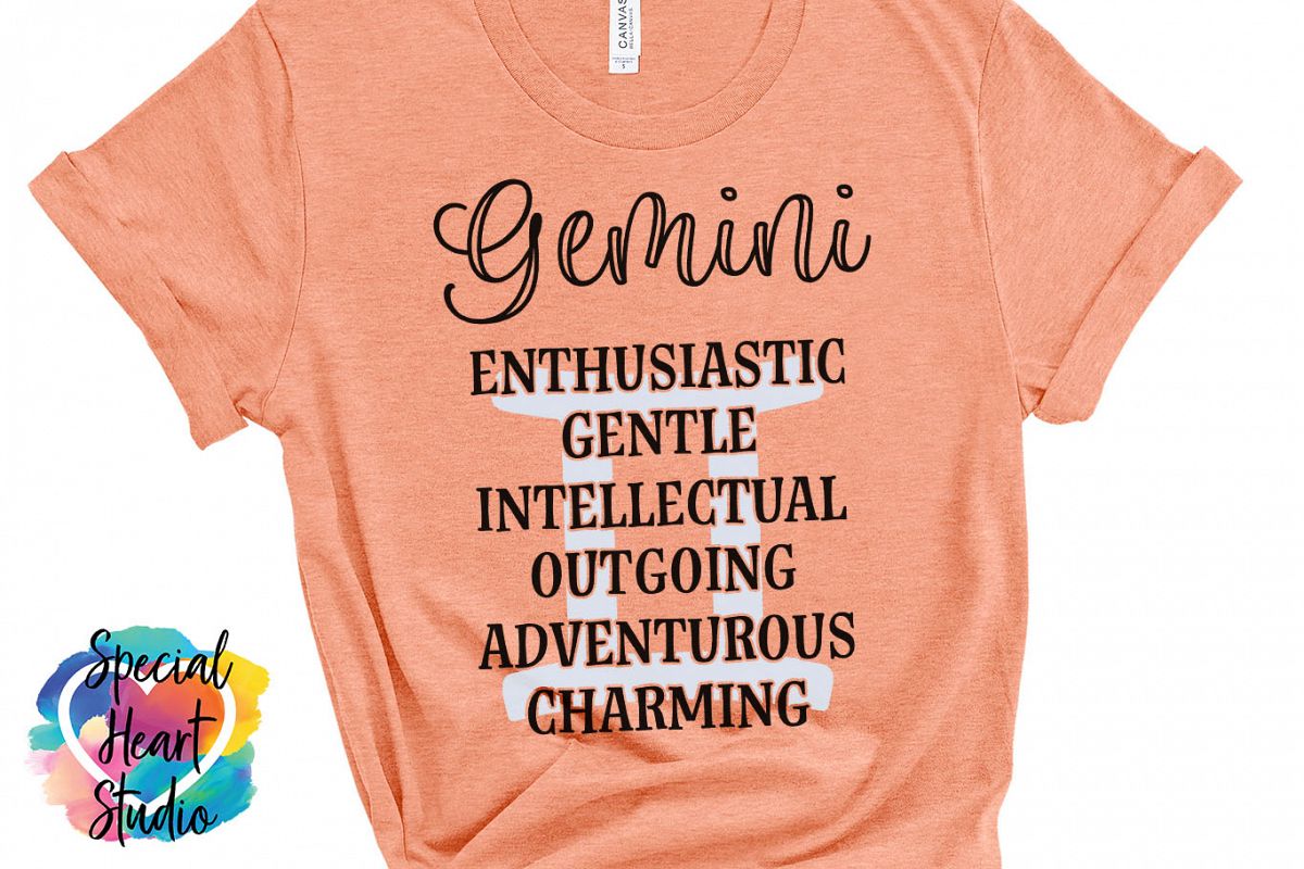 Gemini Zodiac SVG example image 1