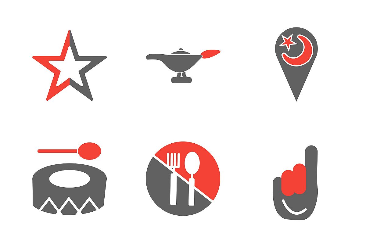Set Of Ramadan Icons example image 1