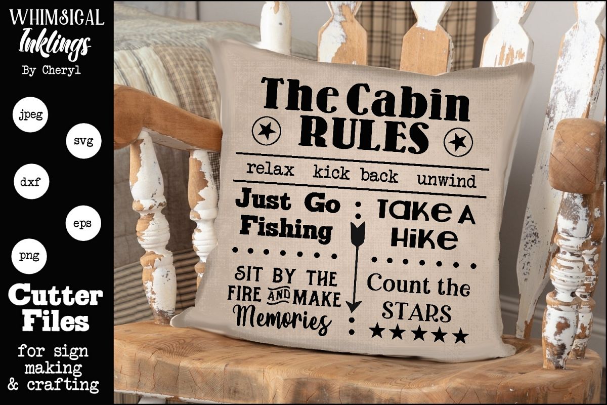 The Cabin Rules SVG example image 1