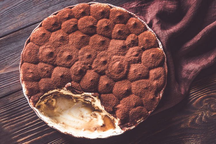 Tiramisu in baking dish example image 1