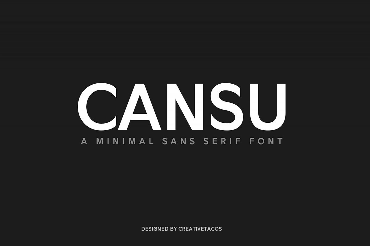 Cansu Sans Serif Font Family example image 1