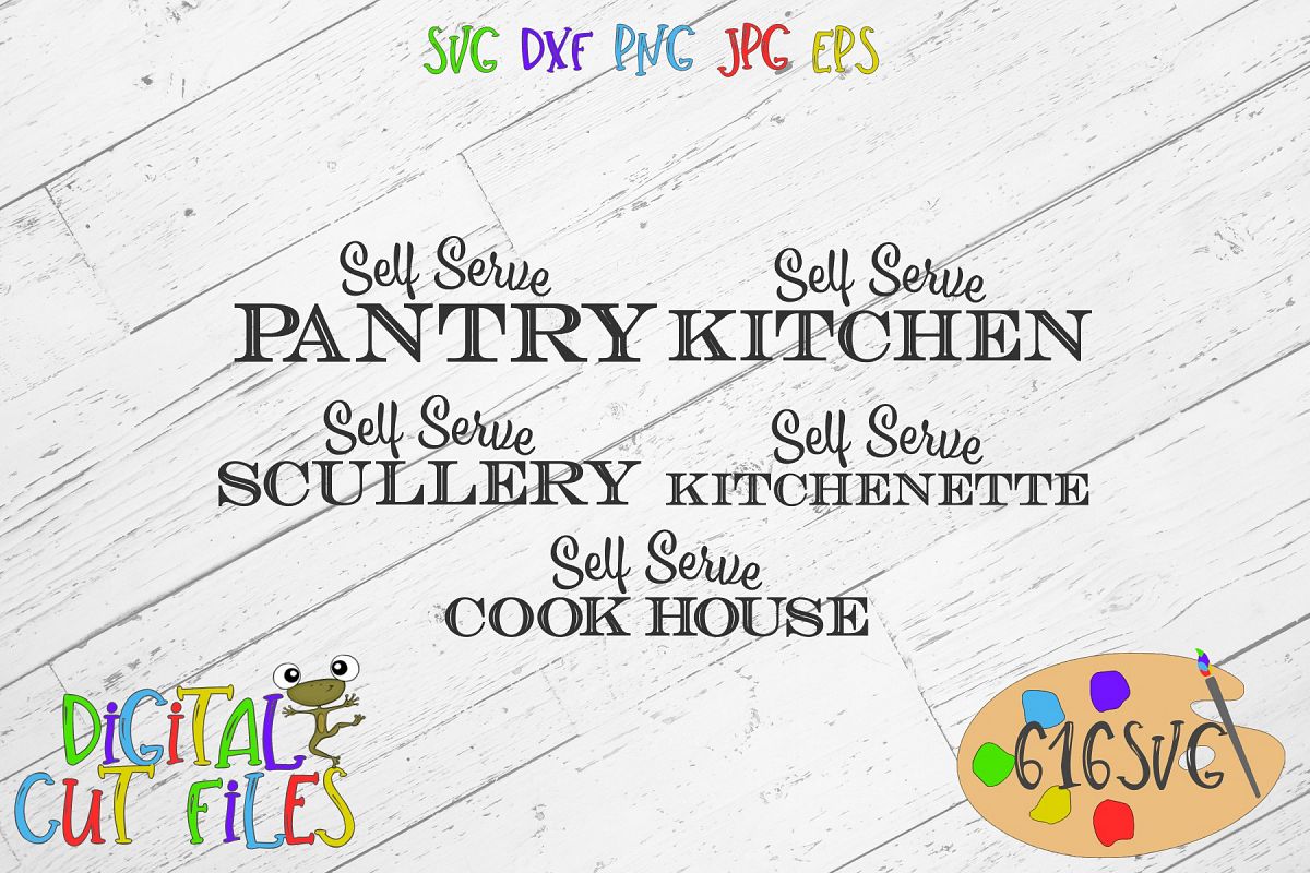 Kitchen Signs SVG example image 1