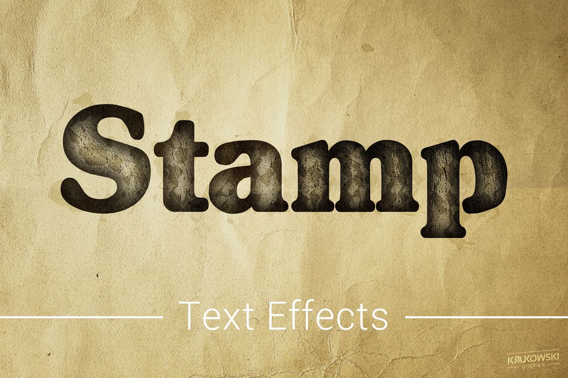 Stamp Ink Text Effects Style example image 1