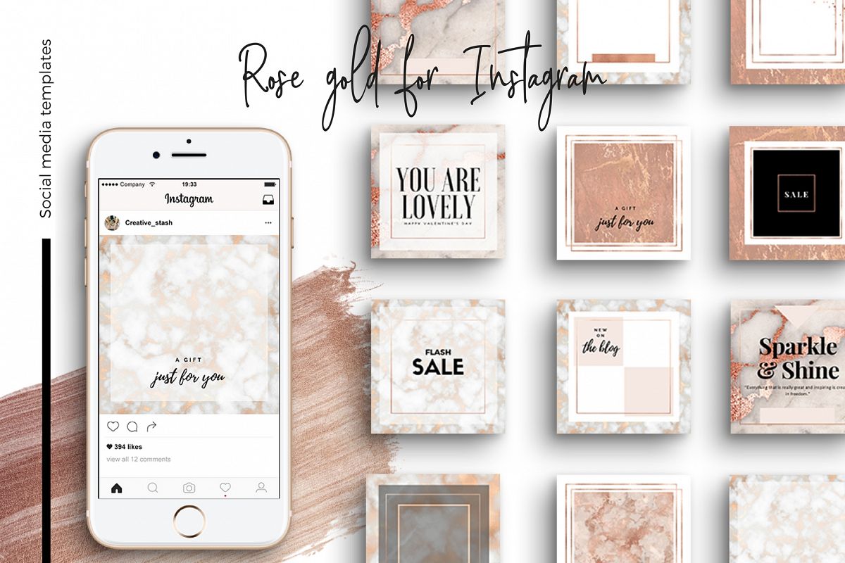 Rose gold Instagram part 2 example image
