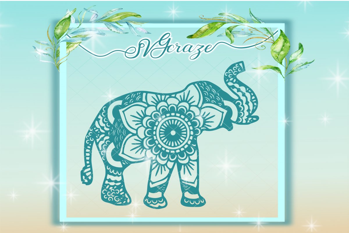 Download Elephant Mandala, Elephant SVG, Svg Files, Mandala SVG ...