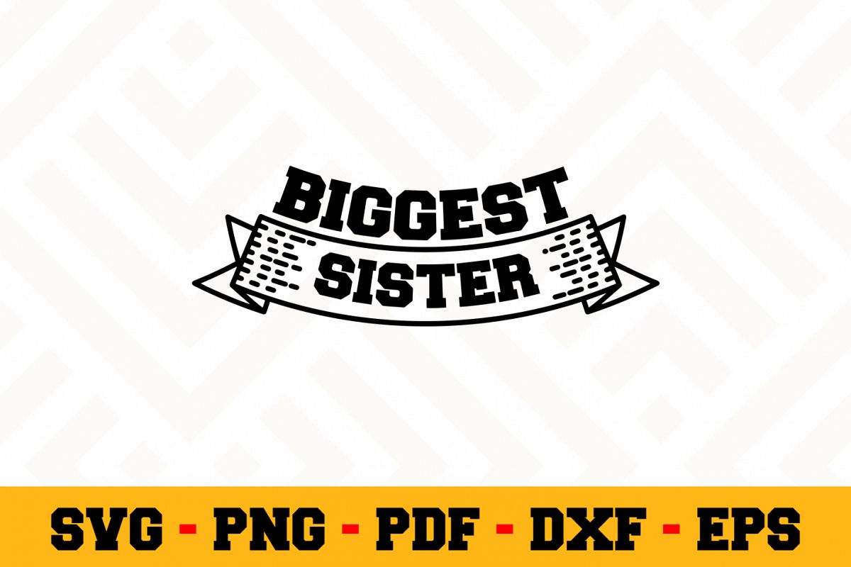 Sister SVG Design n517 | Sister SVG Cut File example image 1