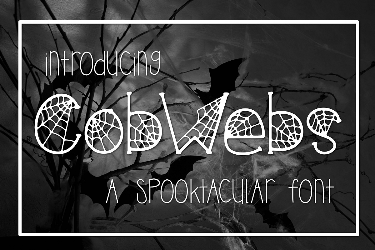 Cobwebs a Spooktacular Font example image 1