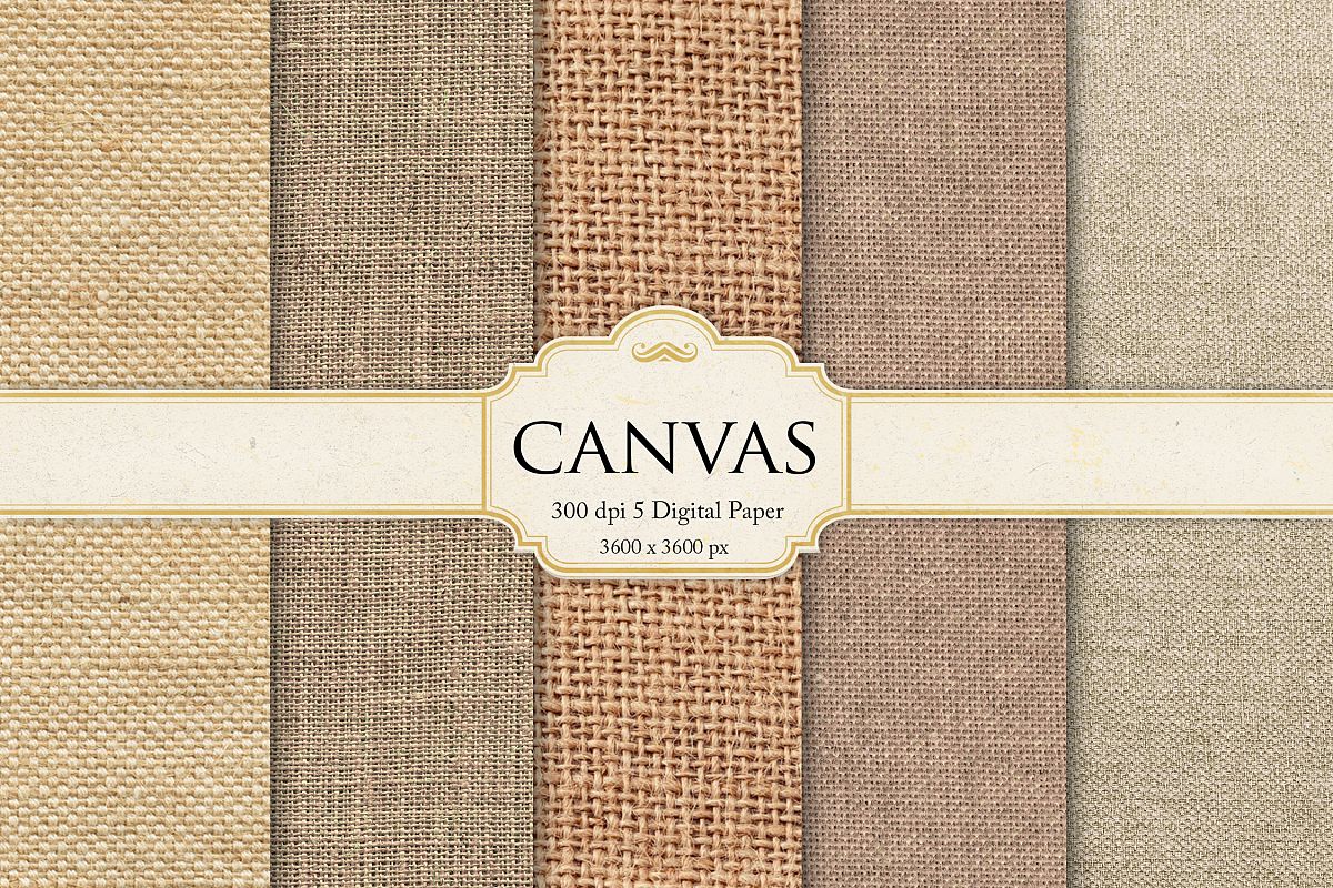 Canvas Digital Paper example image 1