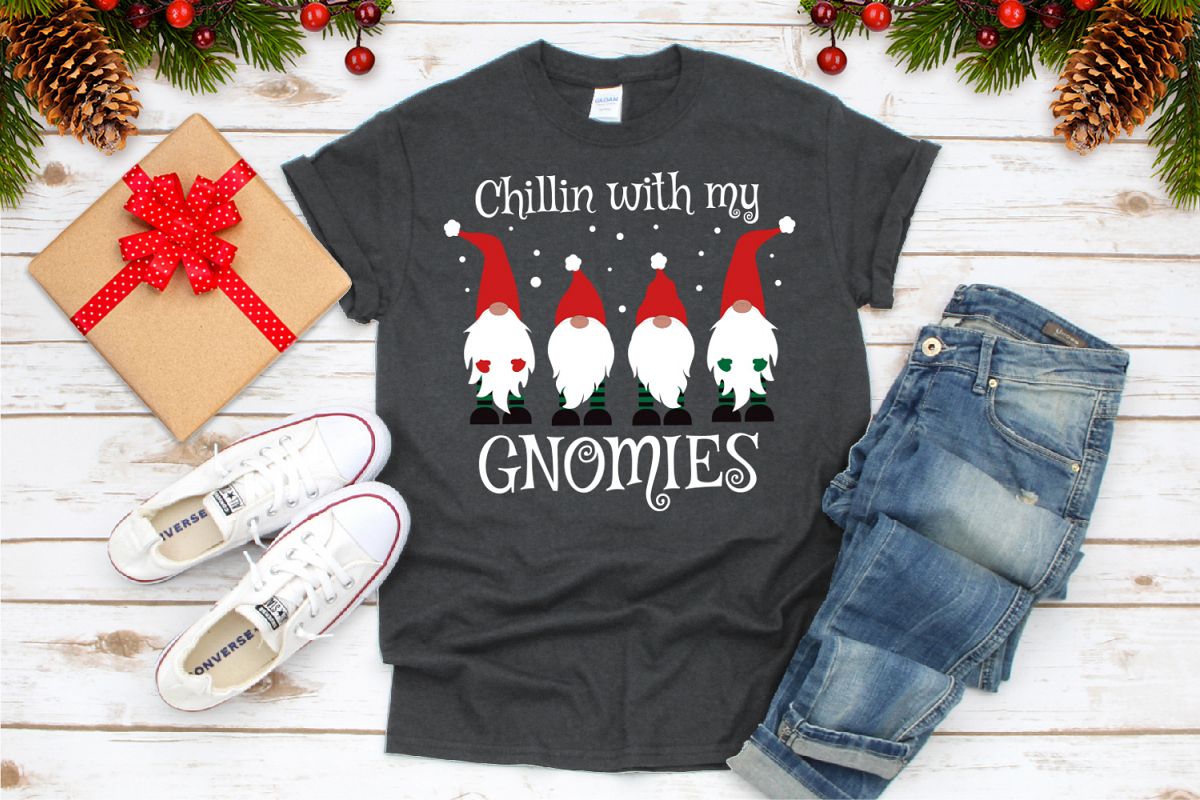 Chillin' With My Gnomies Svg example image 1