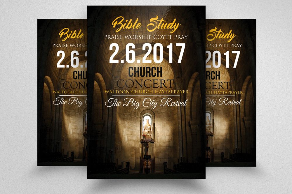 Holy Church Flyer Templates example image 1