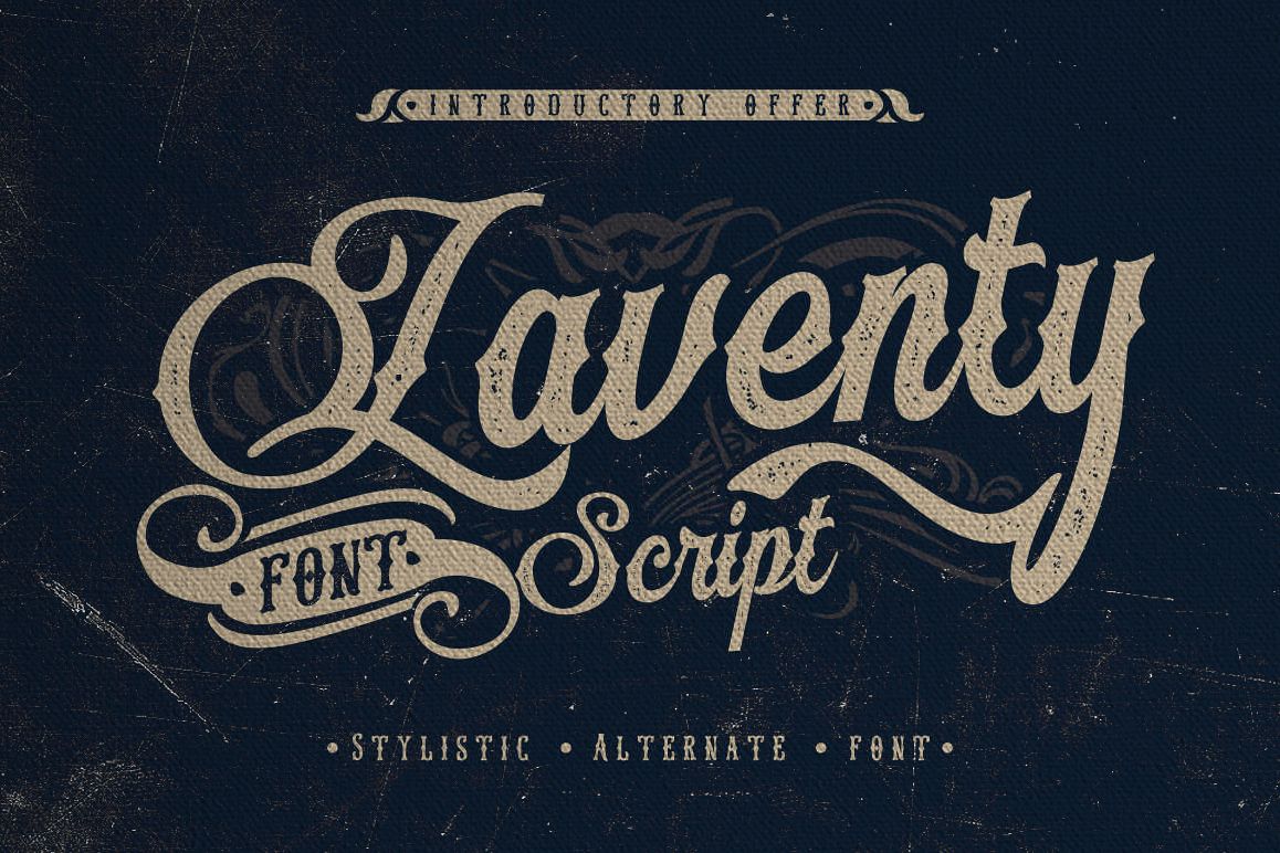 Laventy Script example image 1