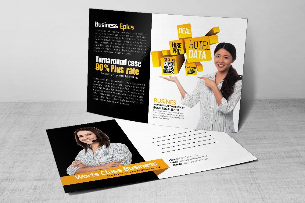 Business & Corporate Postcards Template example image 1