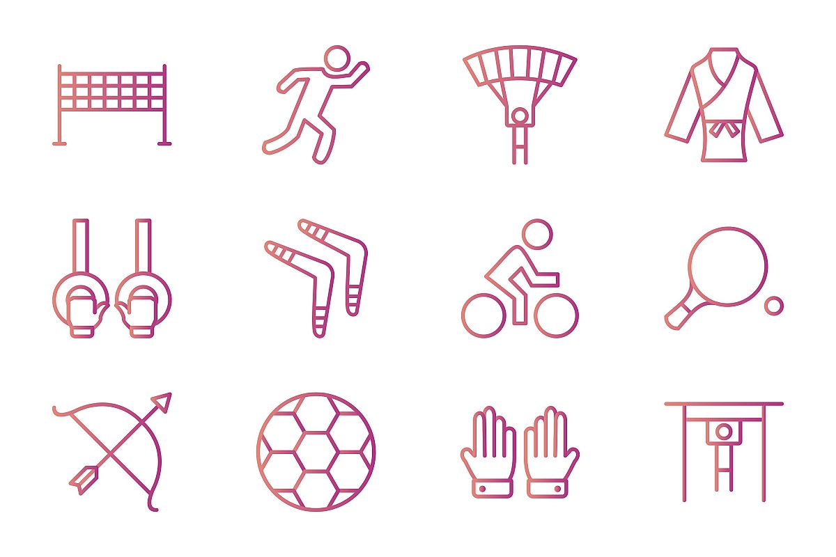 Set Of Sports And Game Icons example image 1