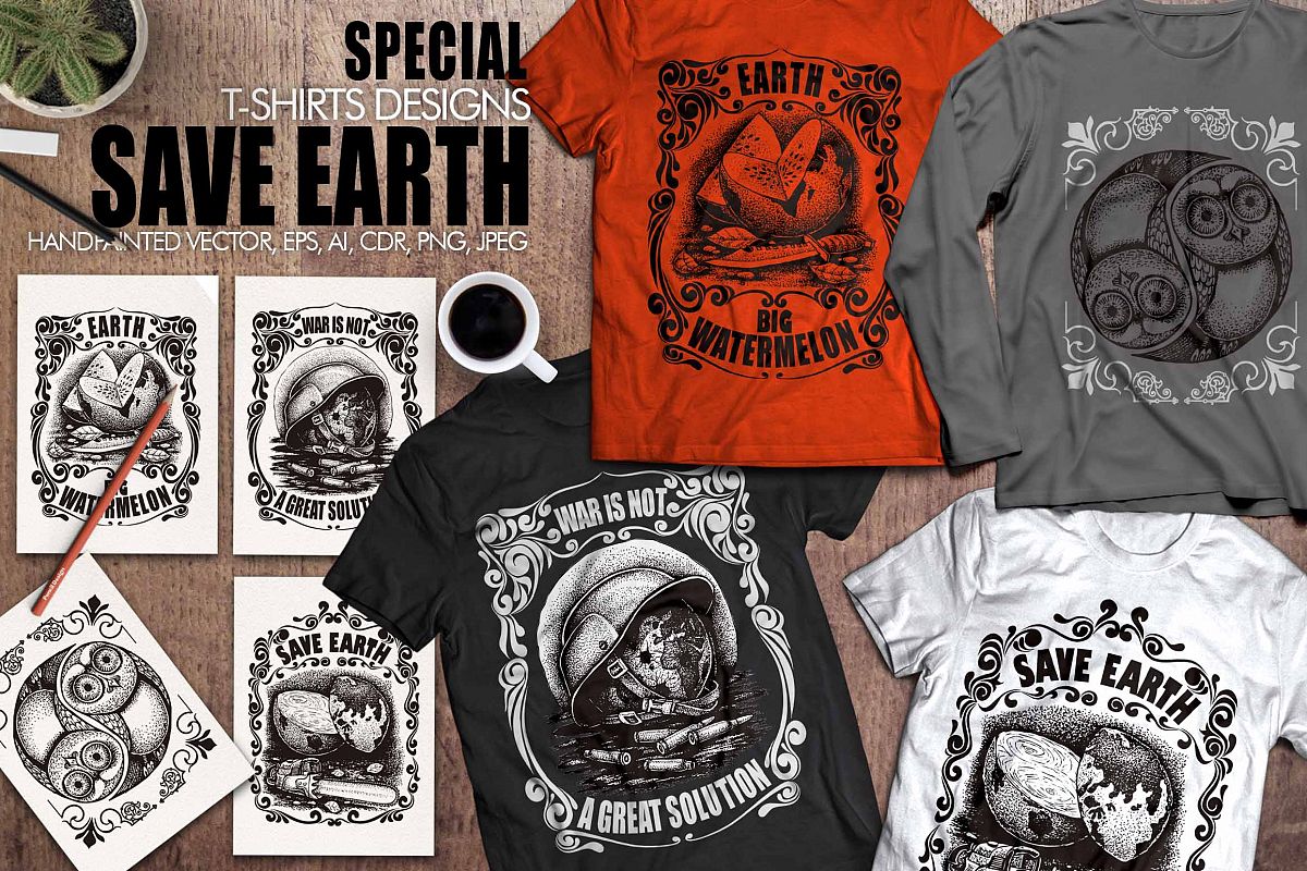 Save Earth and Stop War example image 1