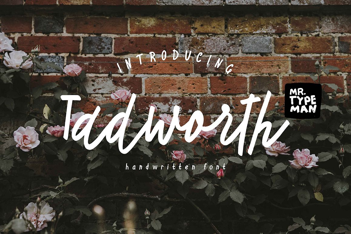 Tadworth Handwritten Script example image 1