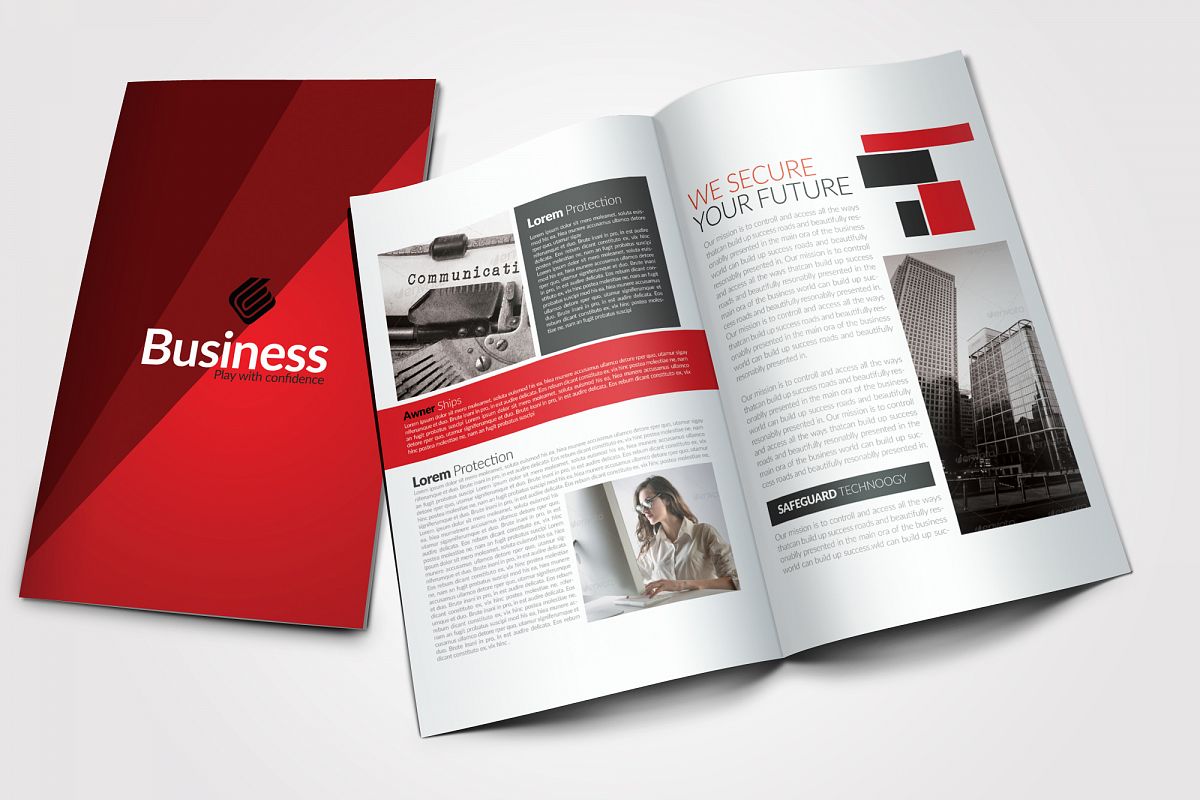 Business Dealing Bifold Brochure example image 1