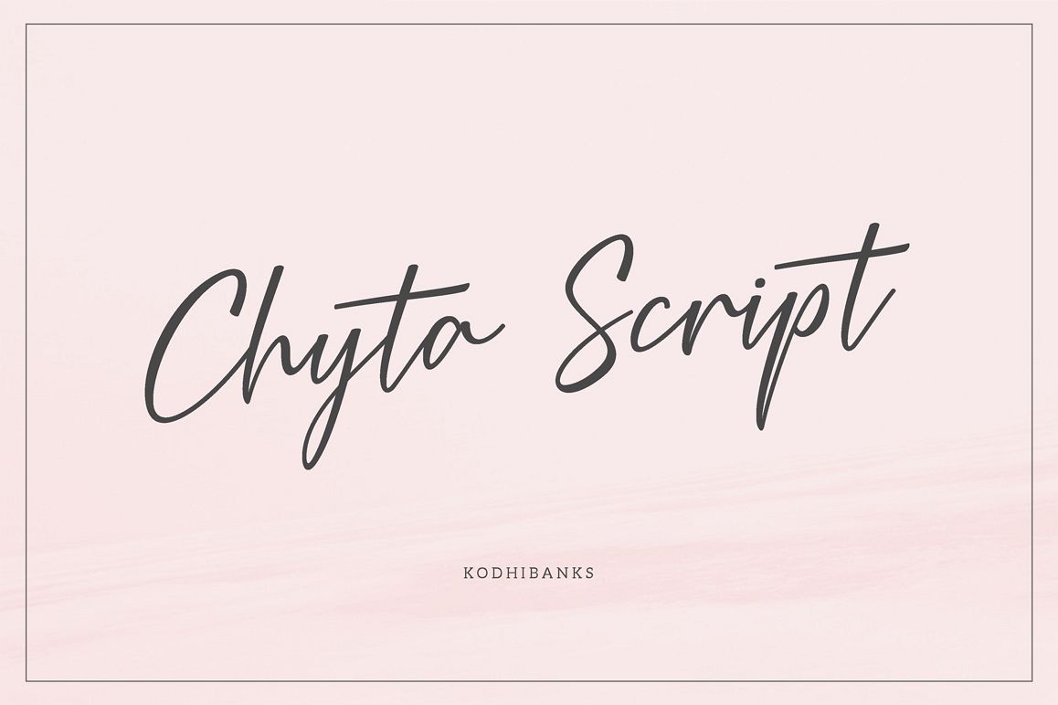 Chyta Script example image 1