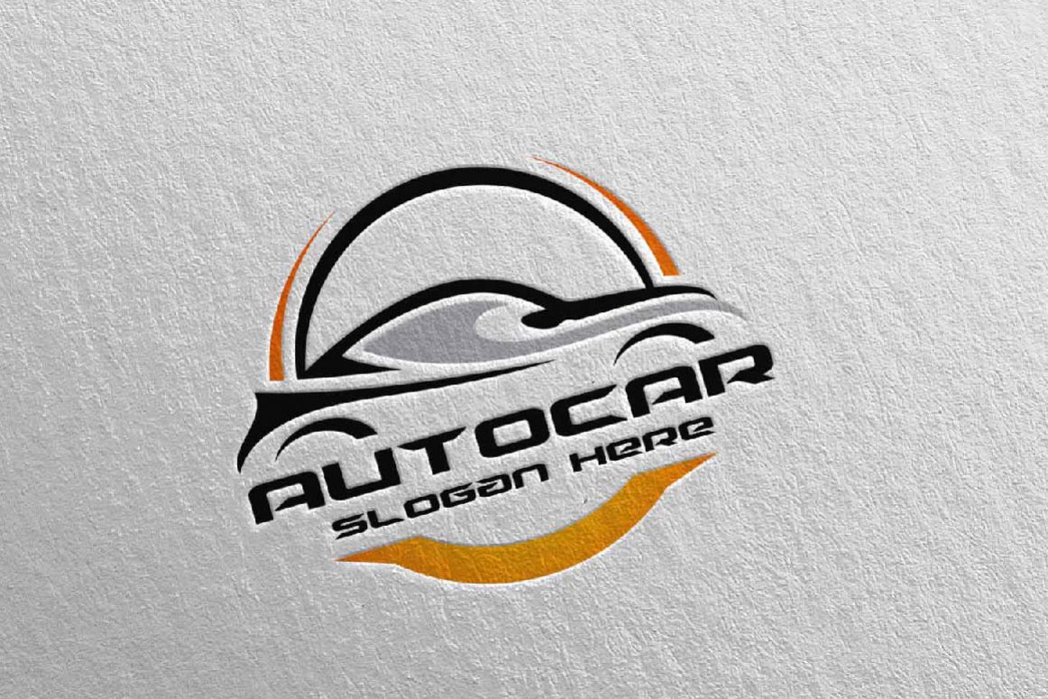 Auto Car Logo For Sport Cars Rent Wash Or Mechanic 2