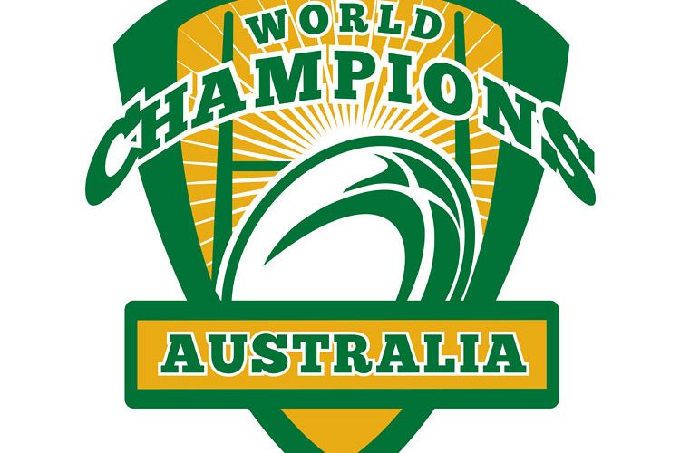 Rugby ball Australia World Champions example image 1