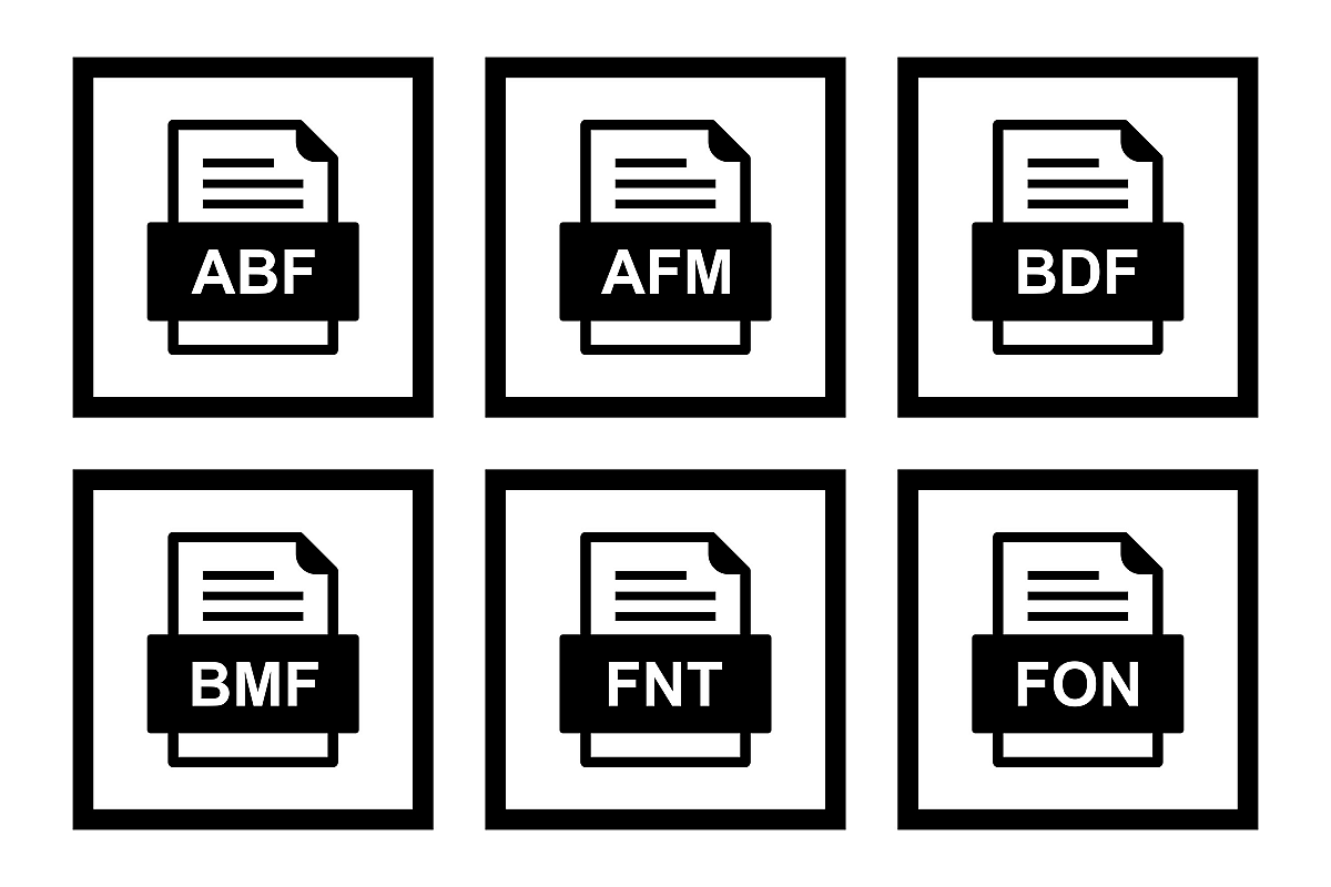Set Of File Formats Icons example image 1