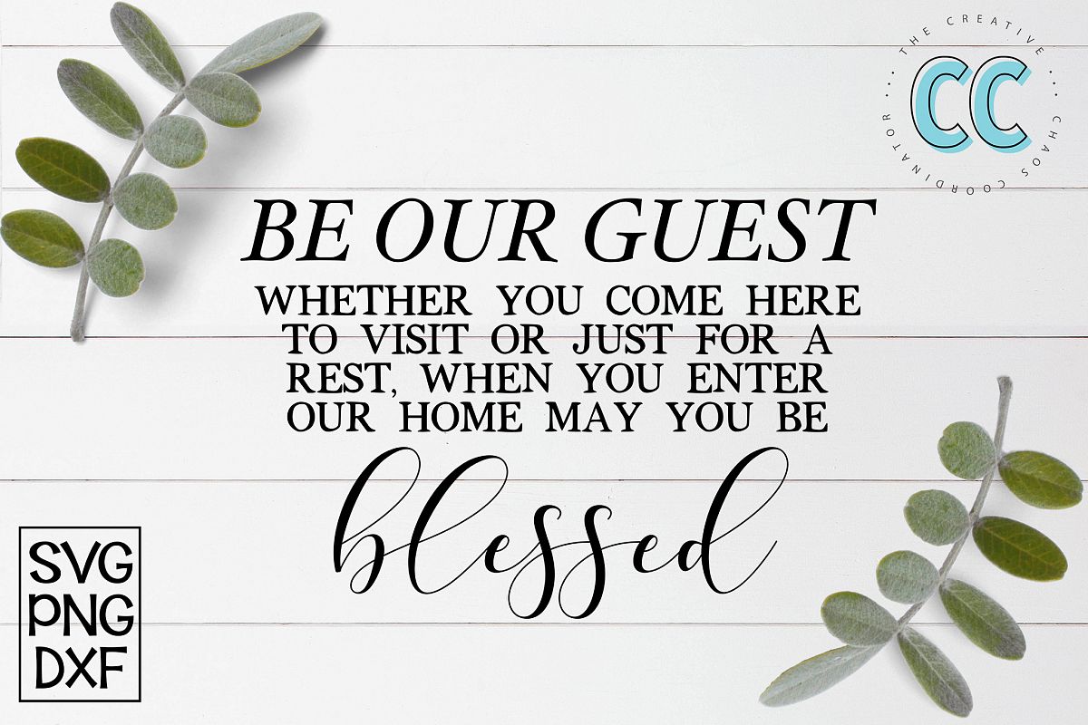 Be Our Guest and Be Blessed example image 1