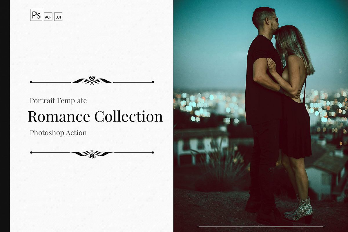 Romance Cinematic Color Grading Photoshop action Filter example image 1