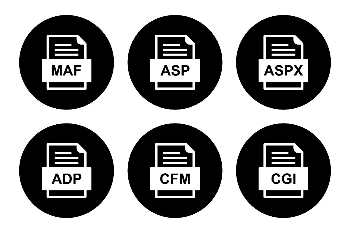 Set Of File Formats Icons example image 1