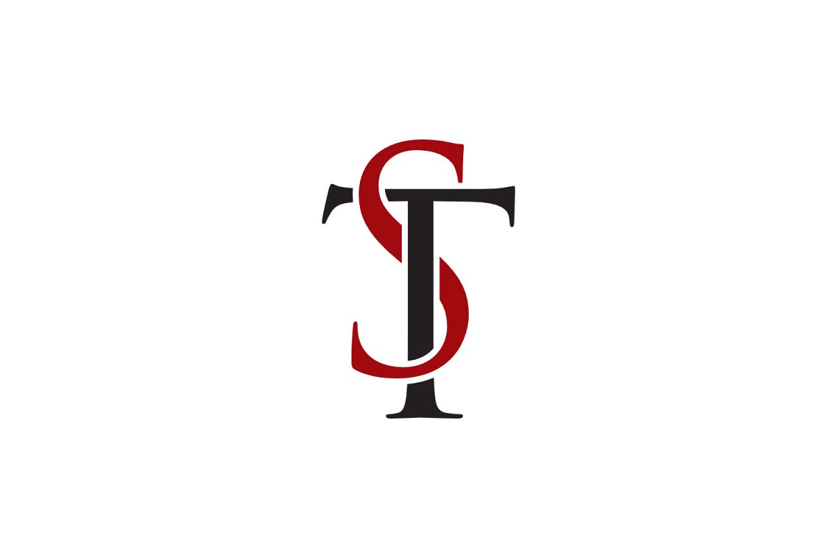 st letter logo example image 1
