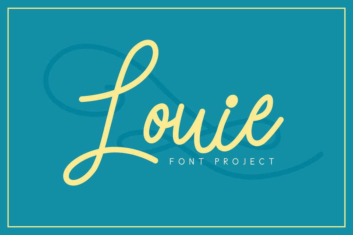 Louie Font example image 1