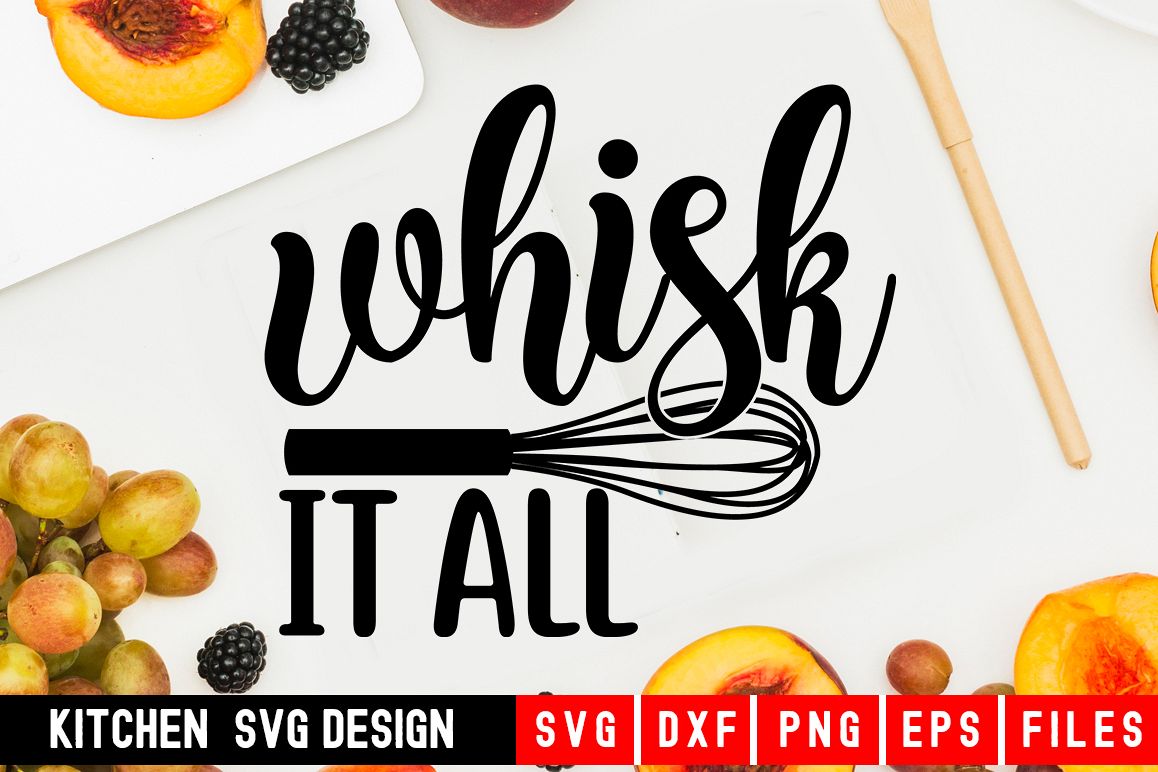 Whisk It All Svg|kitchen svg|kitchen towel svg example image 1